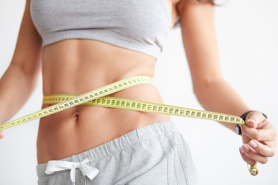 medida de la cintura después de perder peso